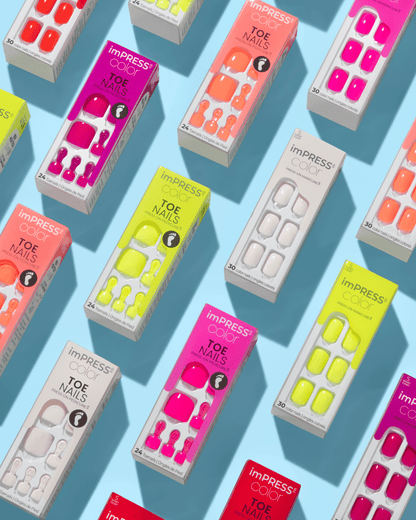 imPRESS Color Press On Pedicure - Bubbly