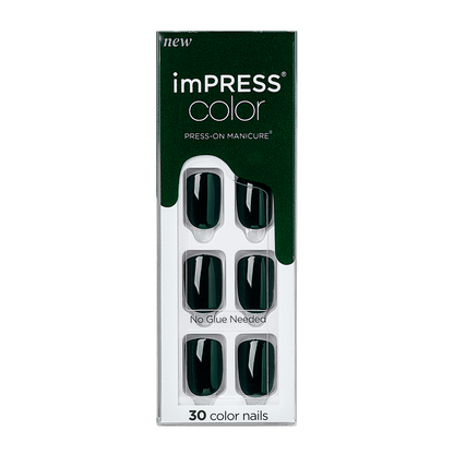 imPRESS Color Press-On Nails - Emeralds