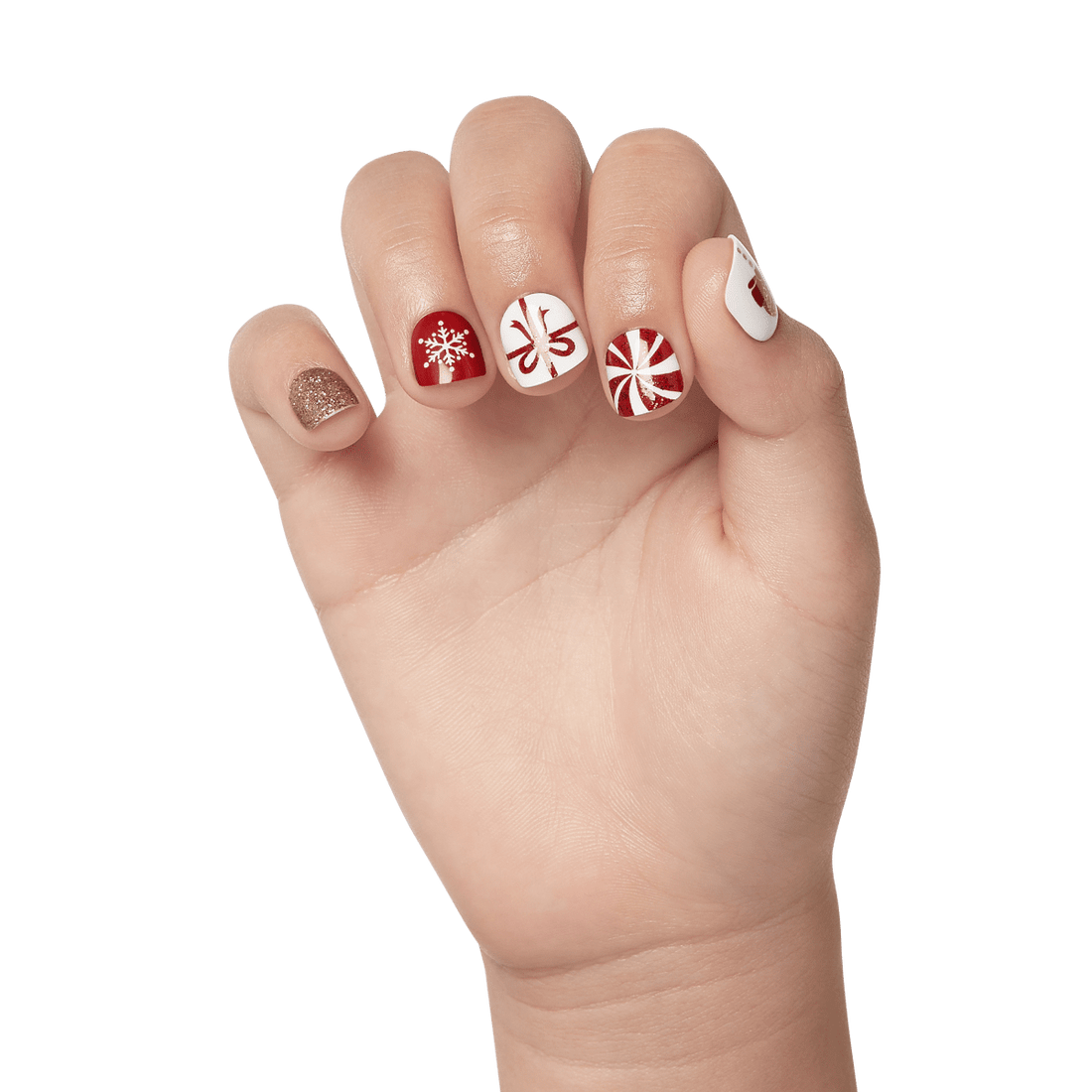imPRESS MINI Holiday Press-On Nails - Snow Day