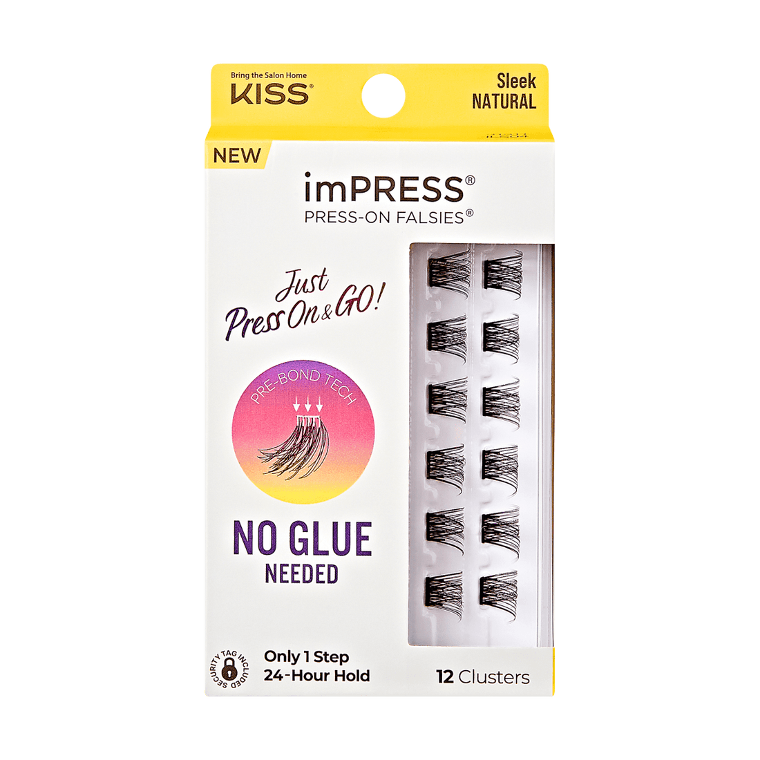 imPRESS Press-On Falsies Minipack 12 Clusters – Sleek