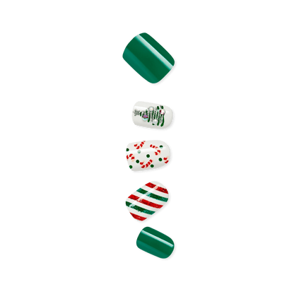 imPRESS Holiday Press-On Manicure - Santamental