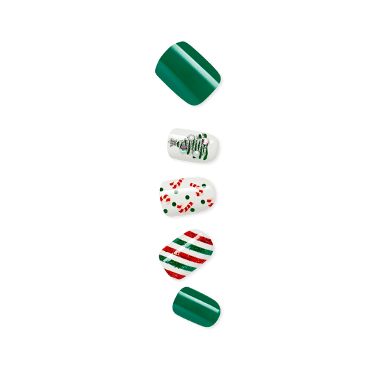 imPRESS Holiday Press-On Manicure - Santamental