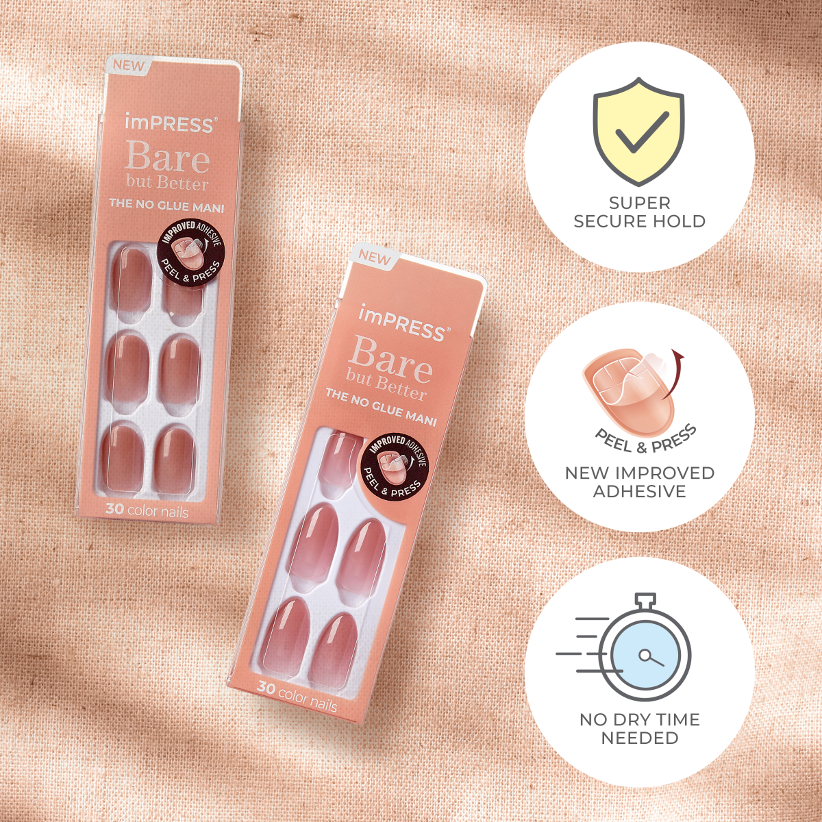imPRESS Bare but Better Press On Nails - Serenity