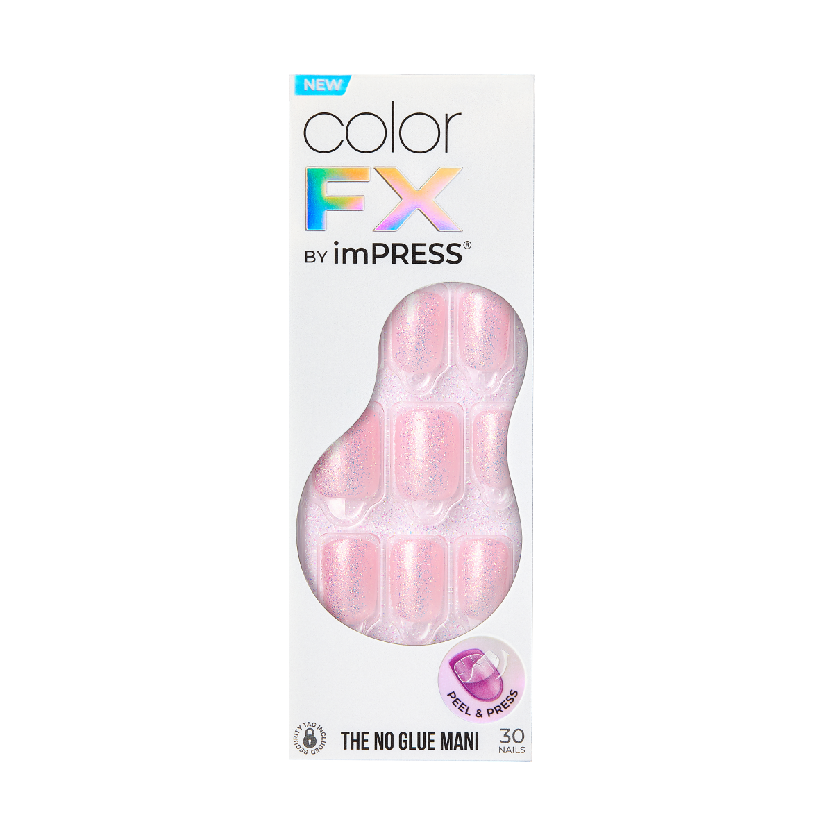 Packaging for imPRESS Color FX press-on nails in &