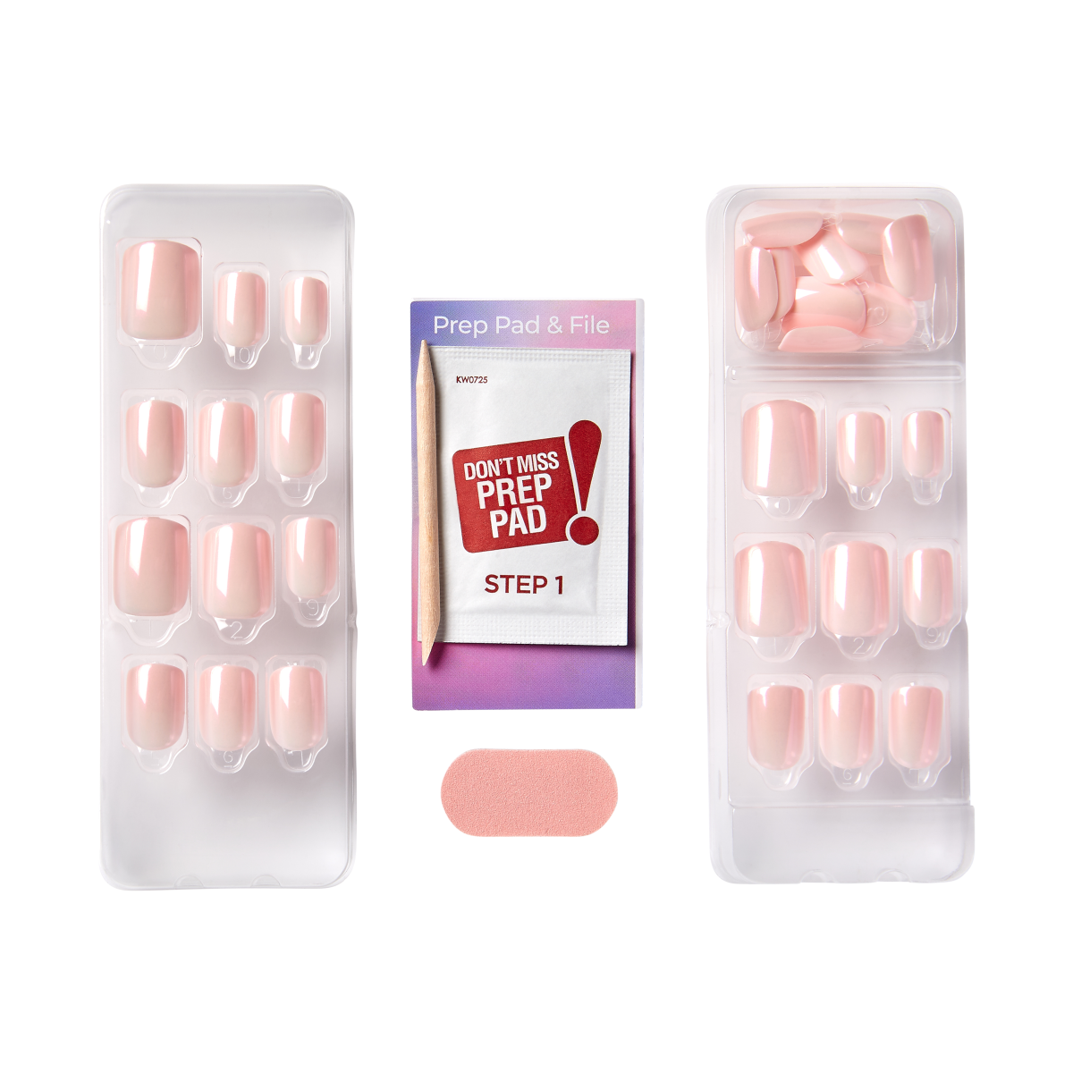 Contents of imPRESS Color FX nail kit in &