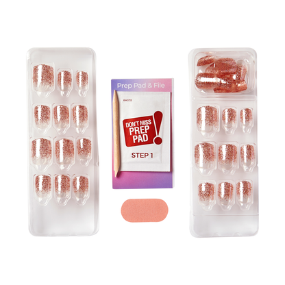 Contents of press on nail kit by imPRESS in &
