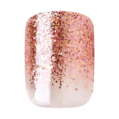 Close-up of a single press on nail from imPRESS in &