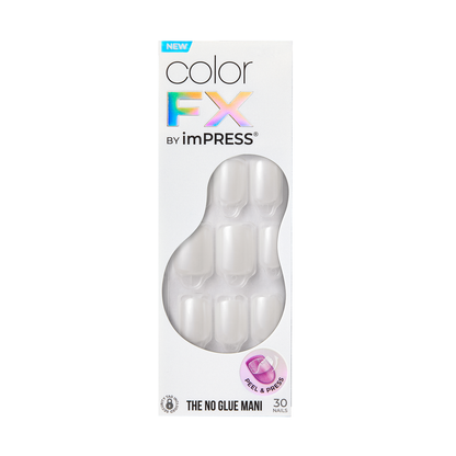 Packaging for imPRESS ColorFX press-on nails in &