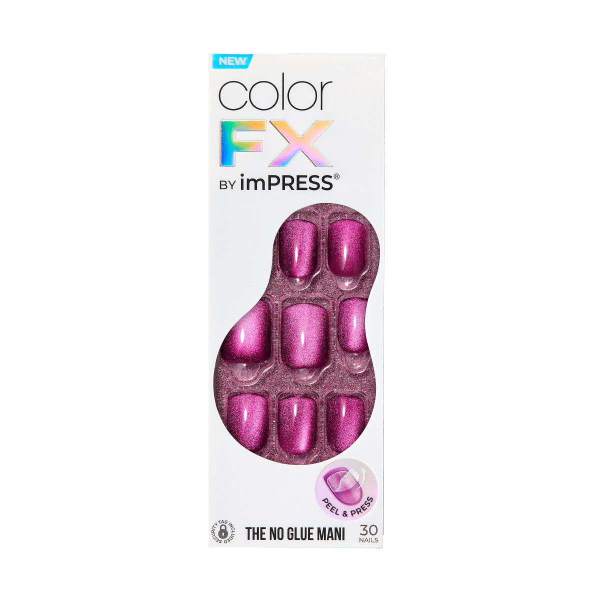 Packaging for imPRESS Color FX nail kit in &
