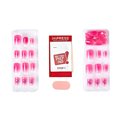 imPRESS Valentine Nails - Dimple