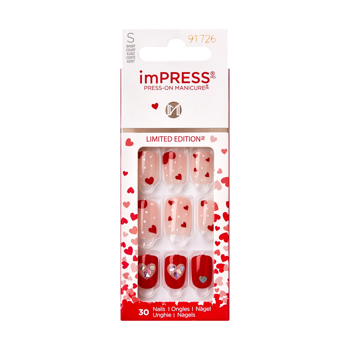 imPRESS Valentine Nails - Love Lesson