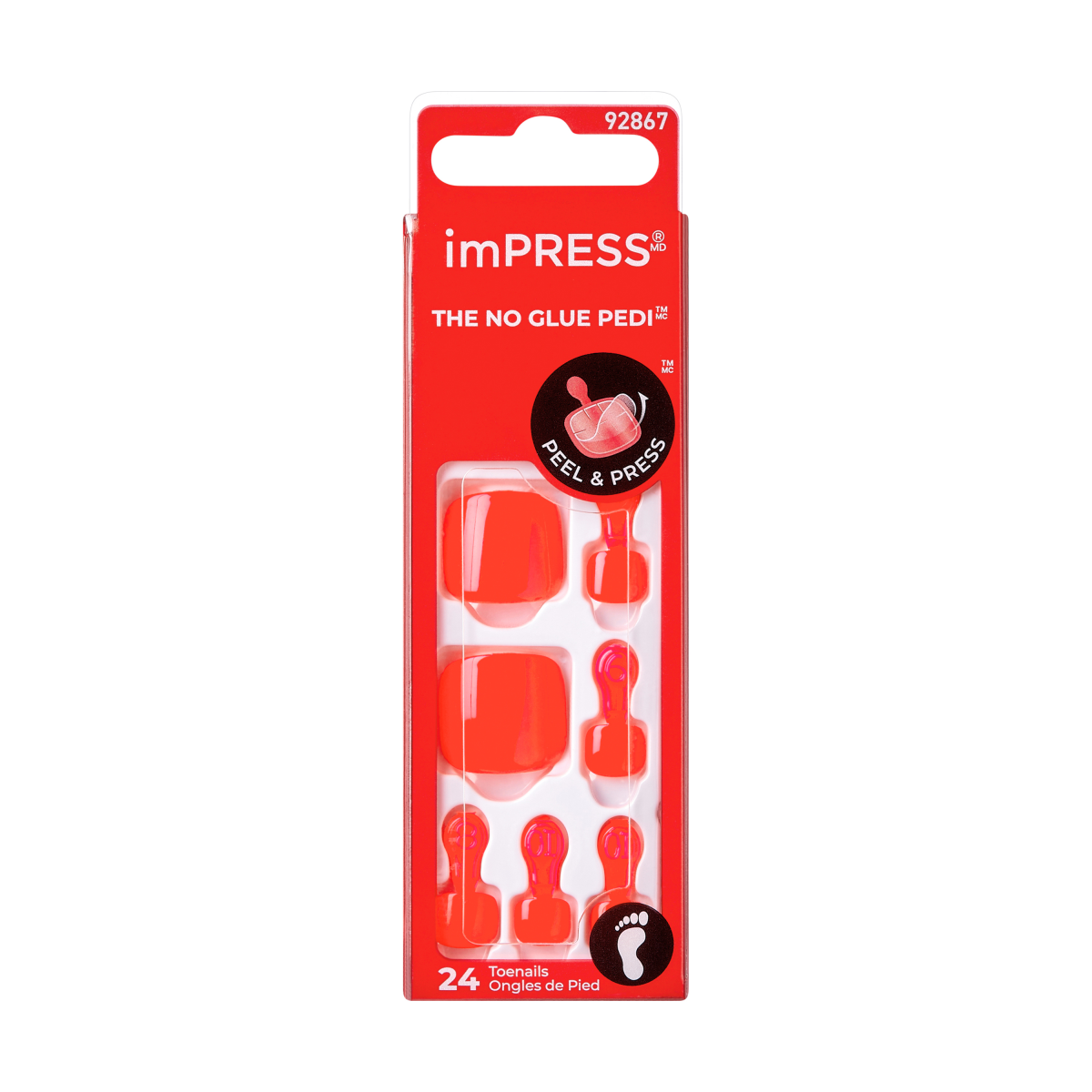 imPRESS Press-on-Pedicure – Popular