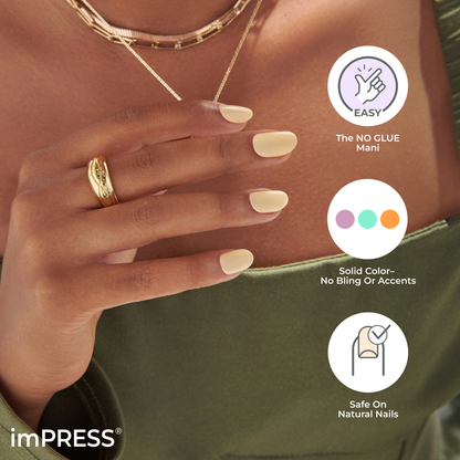 imPRESS Color Press-On Nails - Shell Yeah