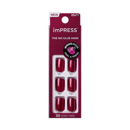 imPRESS Color Press-On Nails - Red Velvet