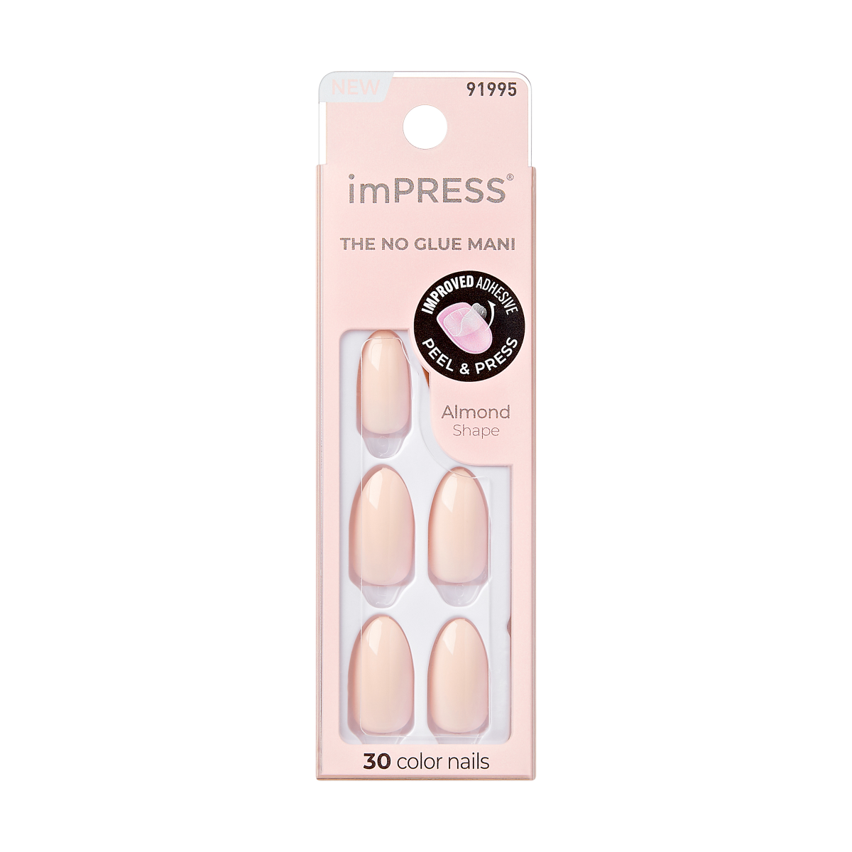 imPRESS Color Press On Nails - Brushed Pale