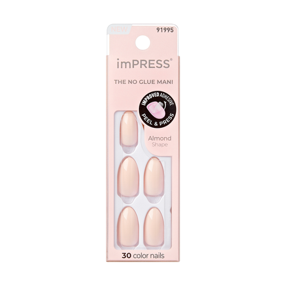 imPRESS Color Press On Nails - Brushed Pale