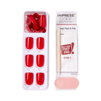 imPRESS Color Press On Nails - Reddy or Not