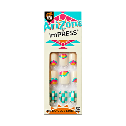AriZona x imPRESS Design Press On Nails  - Original Lemon Tea