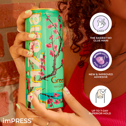 AriZona x imPRESS Design Press On Nails  - Original Lemon Tea