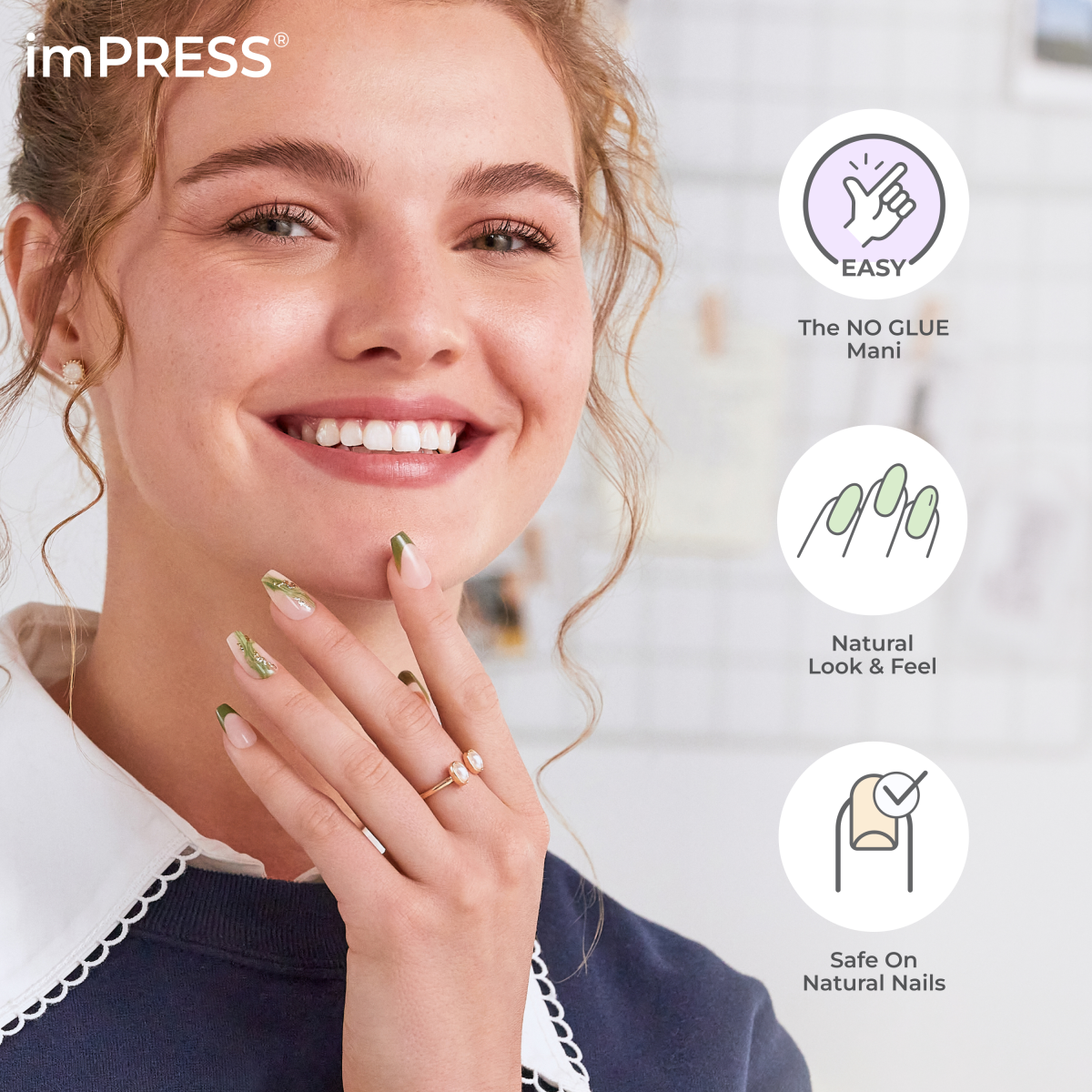 imPRESS Press On Manicure - Wide Fit