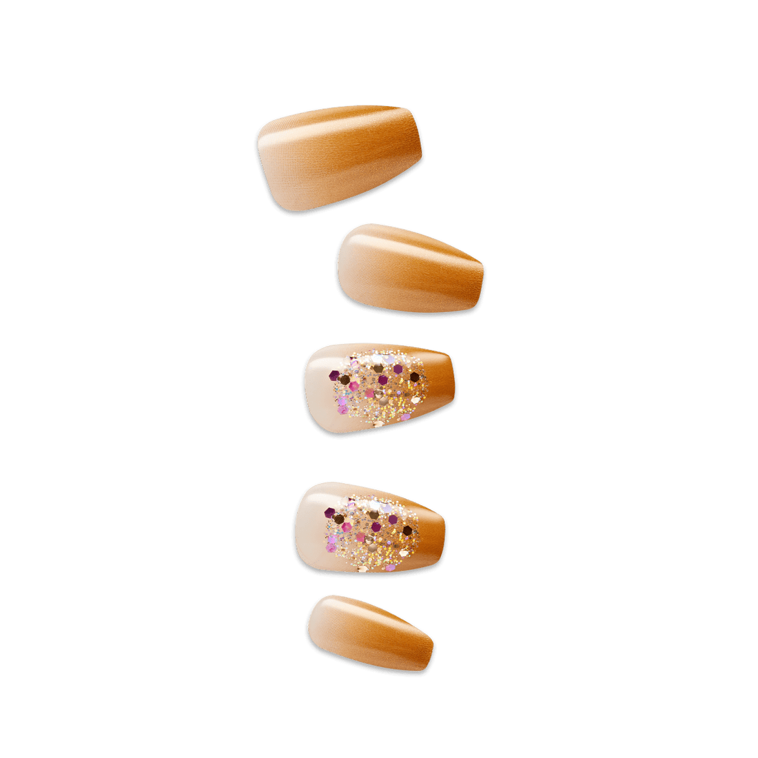 imPRESS Design Press On Nails - Golden Espresso