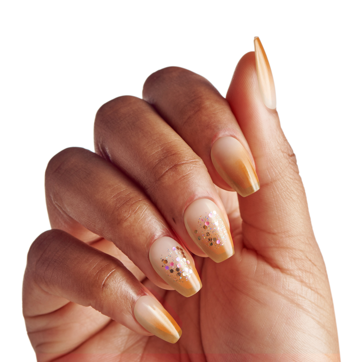 imPRESS Design Press On Nails - Golden Espresso