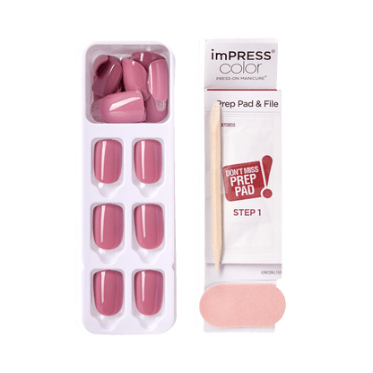 imPRESS Color Press On Nails - Petal Pink