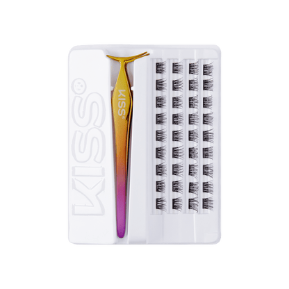 imPRESS Falsies Self Adhesive Eyelashes, 36 Lash Clusters - Natural