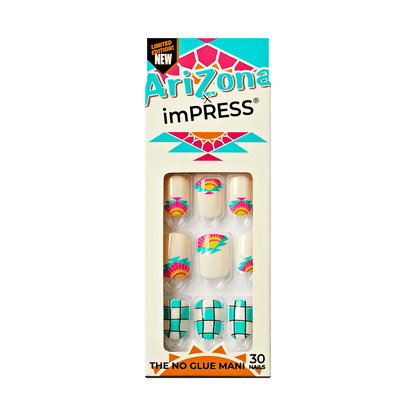 AriZona x imPRESS Design Press On Nails  - Original Lemon Tea