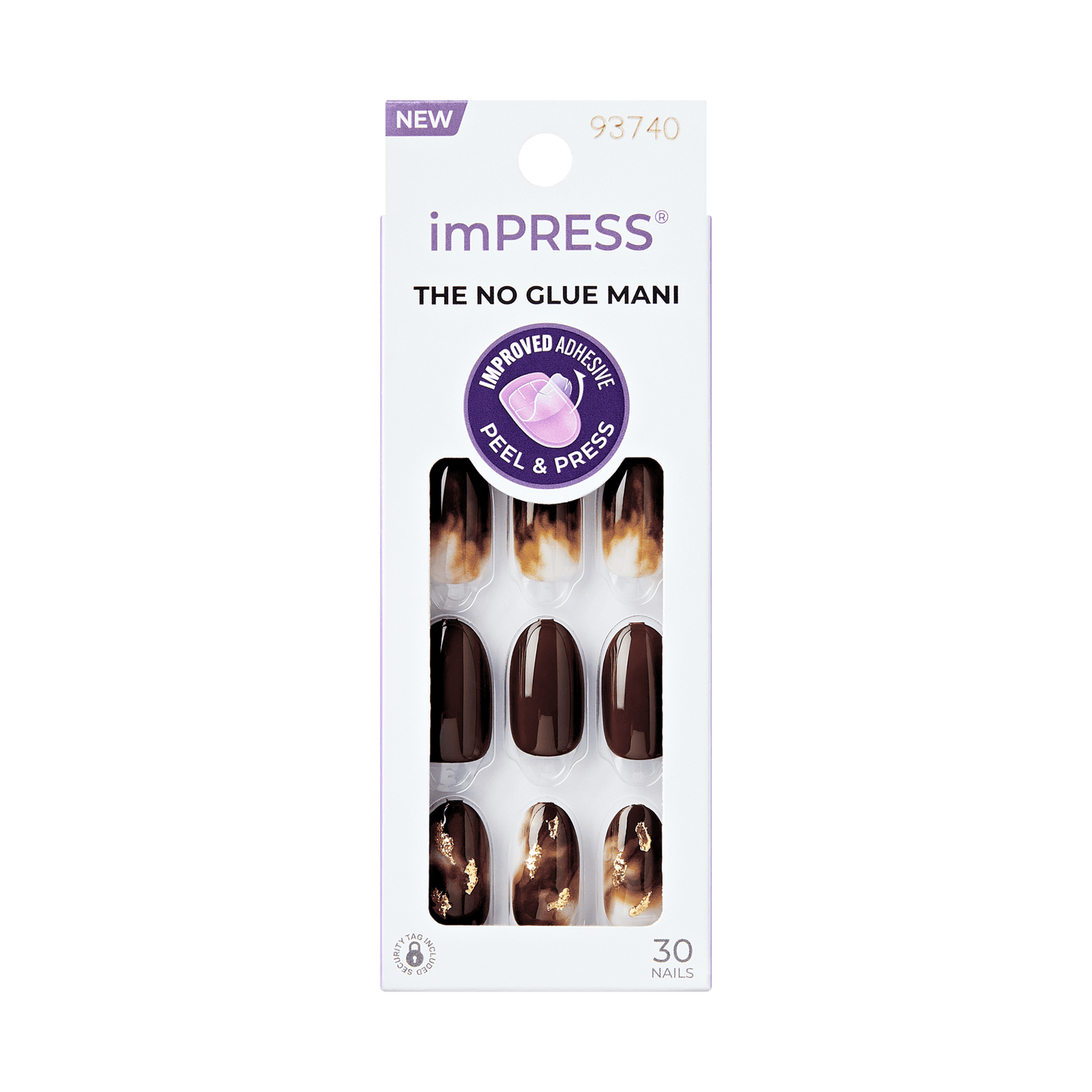 imPRESS Design Press On Nails - Golden Mocha
