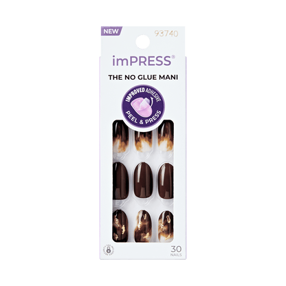 imPRESS Design Press On Nails - Golden Mocha
