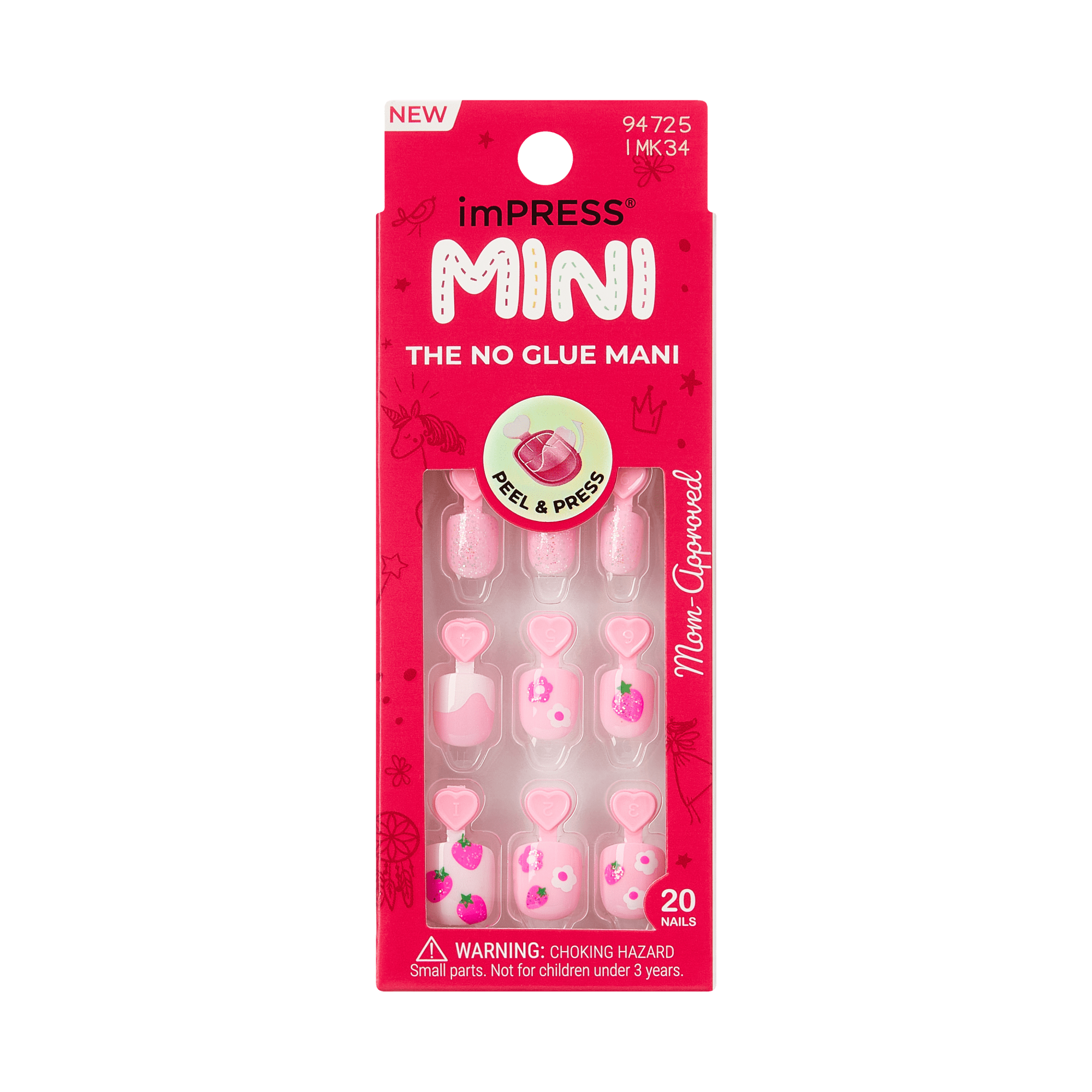 imPRESS Kids Press On Nails - Berry Cute