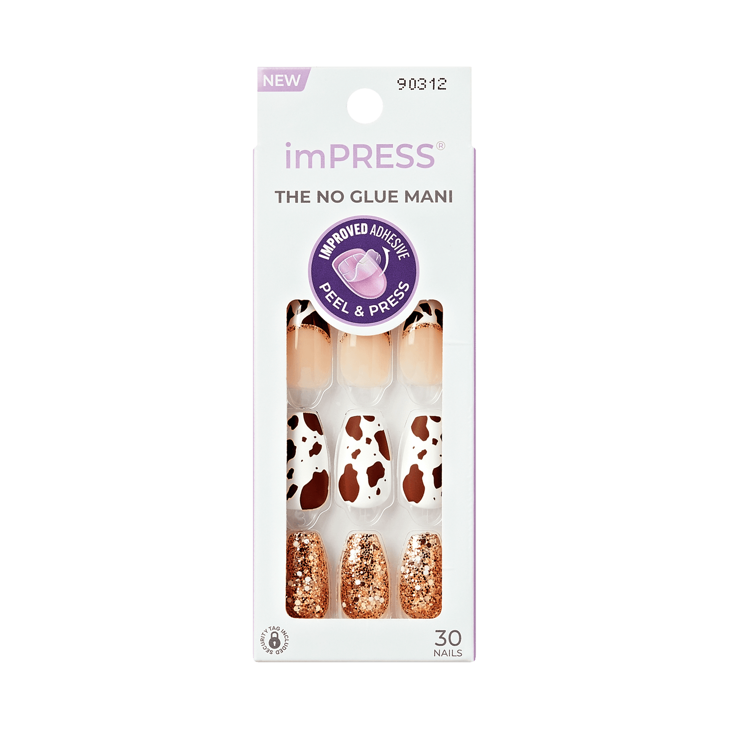 imPRESS Design Press On Nails - Pepper