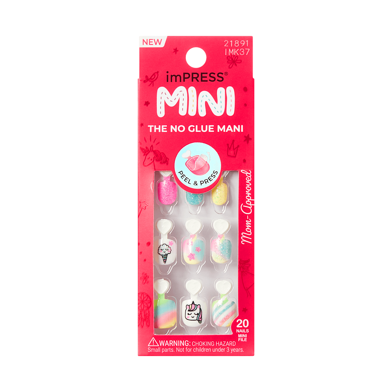 imPRESS Kids Press On Nails - Berry Best