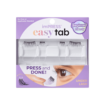 imPRESS Falsies easy tab Self Adhesive Eyelashes– Authentic Natural