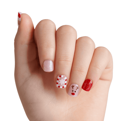 imPRESS Kids Holiday Press On Nails - Snow Angel