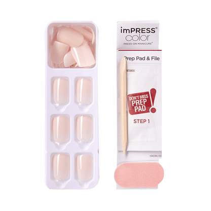 imPRESS Color Press On Nails - Point Pink
