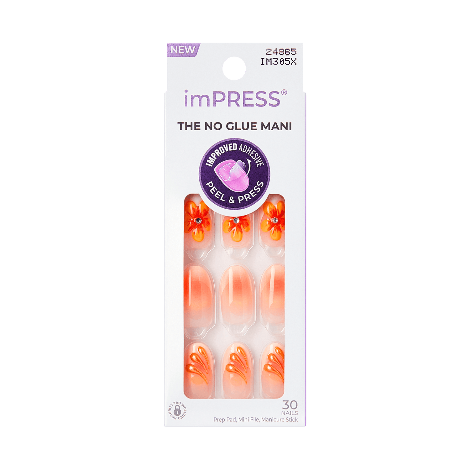 Impress Design Press On Nails - Sea Bloom