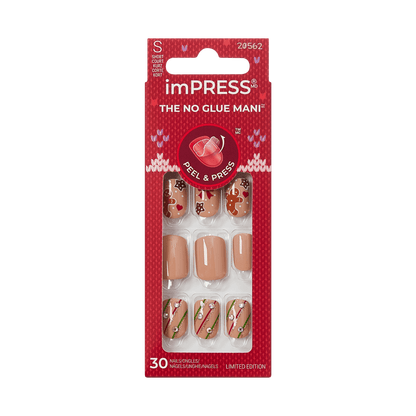 imPRESS Holiday Design Press On Nails - Mistletoe Kiss