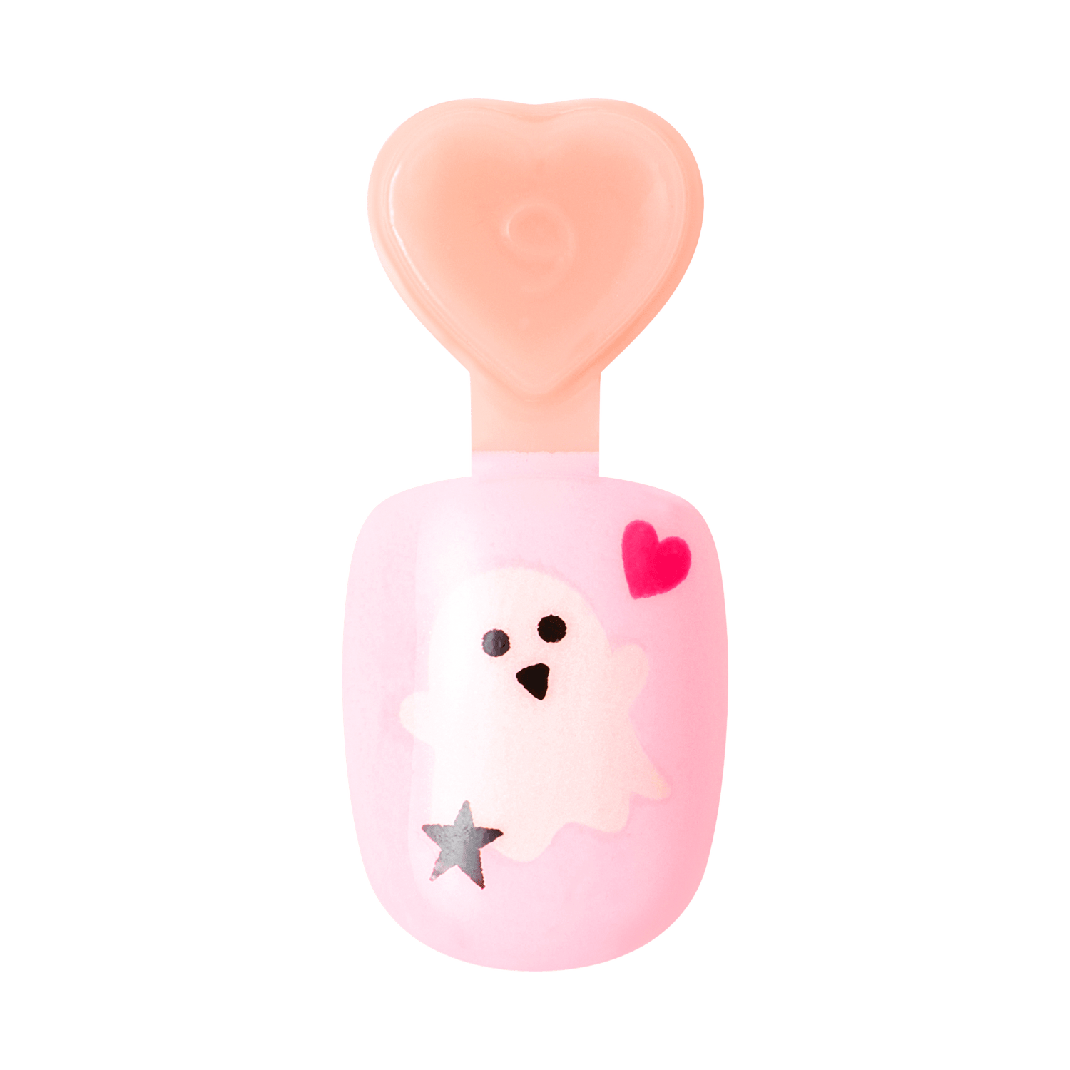Impress Kids Halloween No Glue Fake Press On Nails - Sweet Spooks | Design, Pink, Kids, Squoval, Glow In The Dark, Manicure