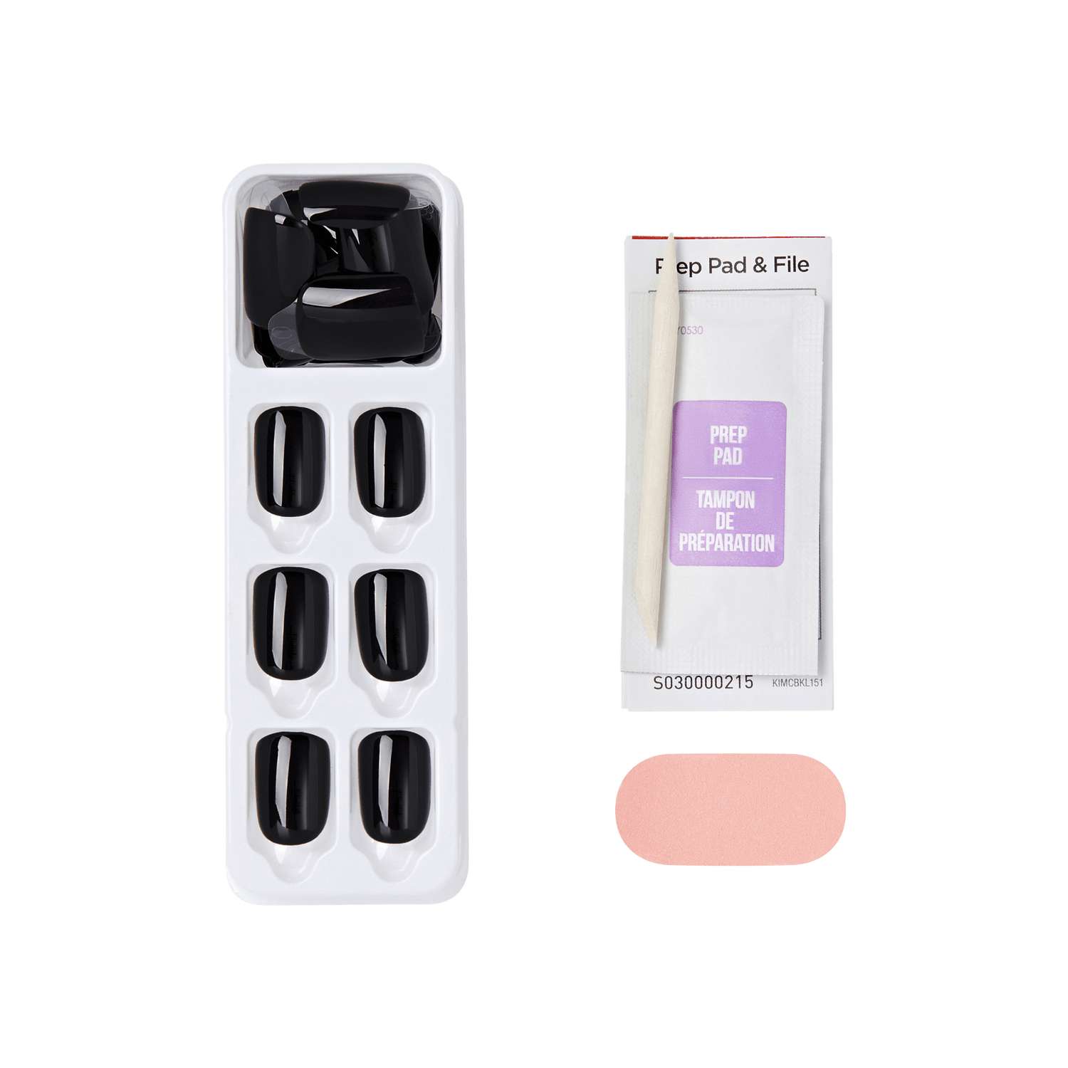 imPRESS Color Press On Nails - All Black