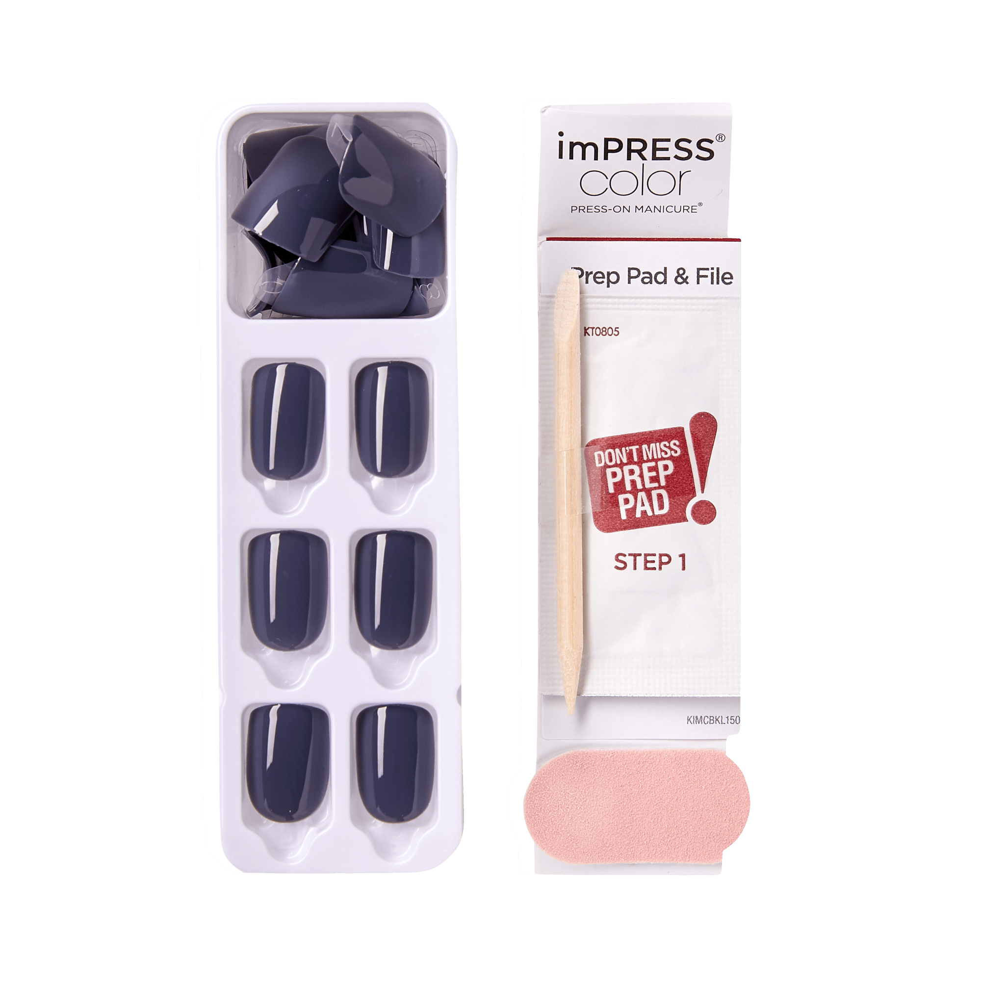 imPRESS Color Press-On Manicure - Graytitude