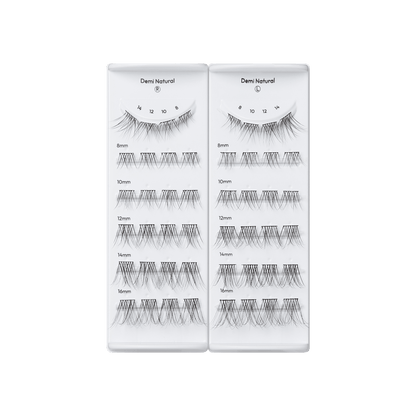 imPRESS Falsies Long Lasting Pre-Glued Lash Clusters Kit - Demi Natural