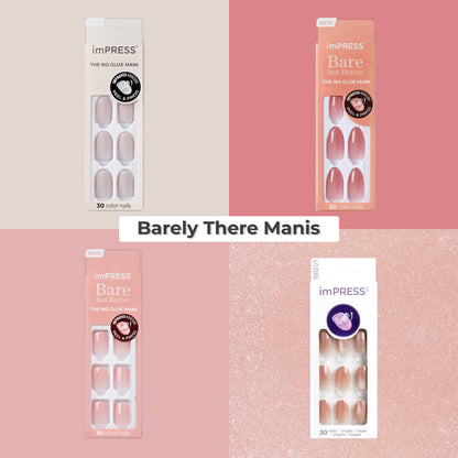 imPRESS Press On Nails Bundle - Barely There Manis