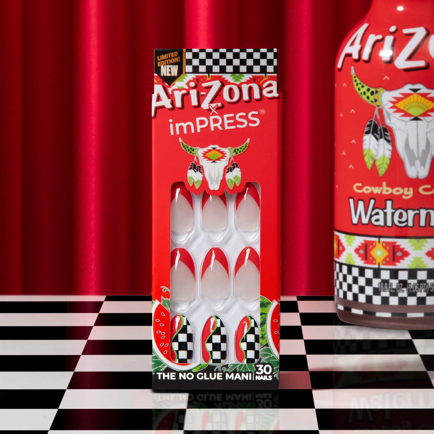 AriZona x imPRESS Design Press On Nails  - Watermelon