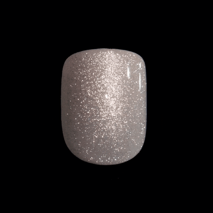 Close-up of a press-on nail in &