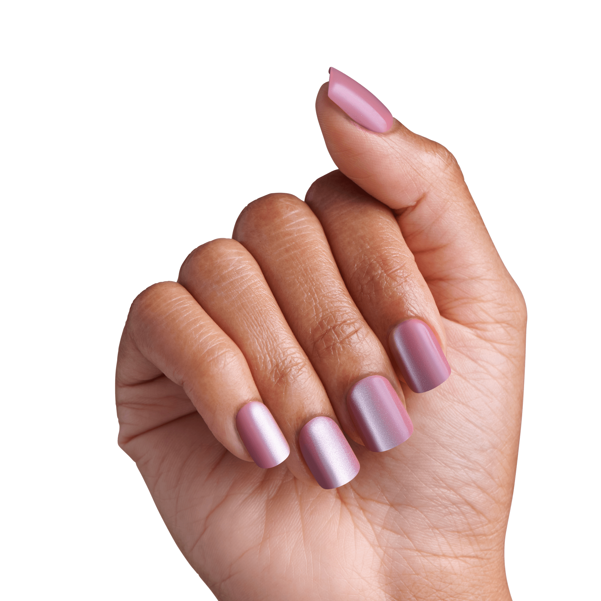colorFX by Impress No Glue Fake Press On Nails - Glowcast | Design, Pink, Short, Squoval, Manicure