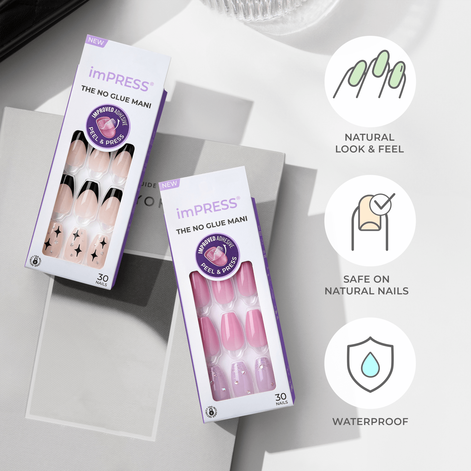 imPRESS Design Press On Nails - For the Night