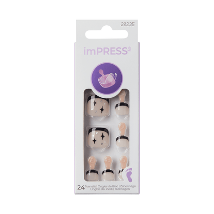 imPRESS Design Press On Pedicure - Paradise