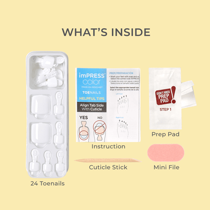 imPRESS Color Press On Pedicure - Glory Days